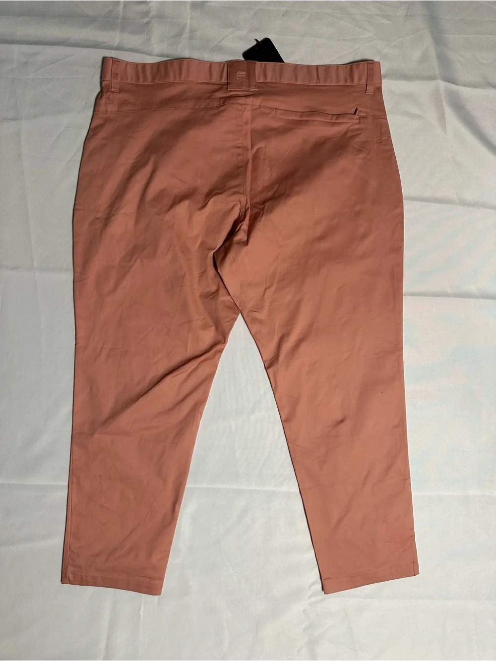 NWT Fabletics Men's High Side Chino Pants in Salmon 40x30
